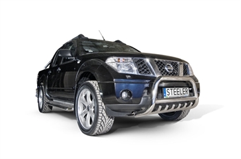 Bullbar i rustfri stål - til Nissan Navara 2,5 Årgang 2010-2015